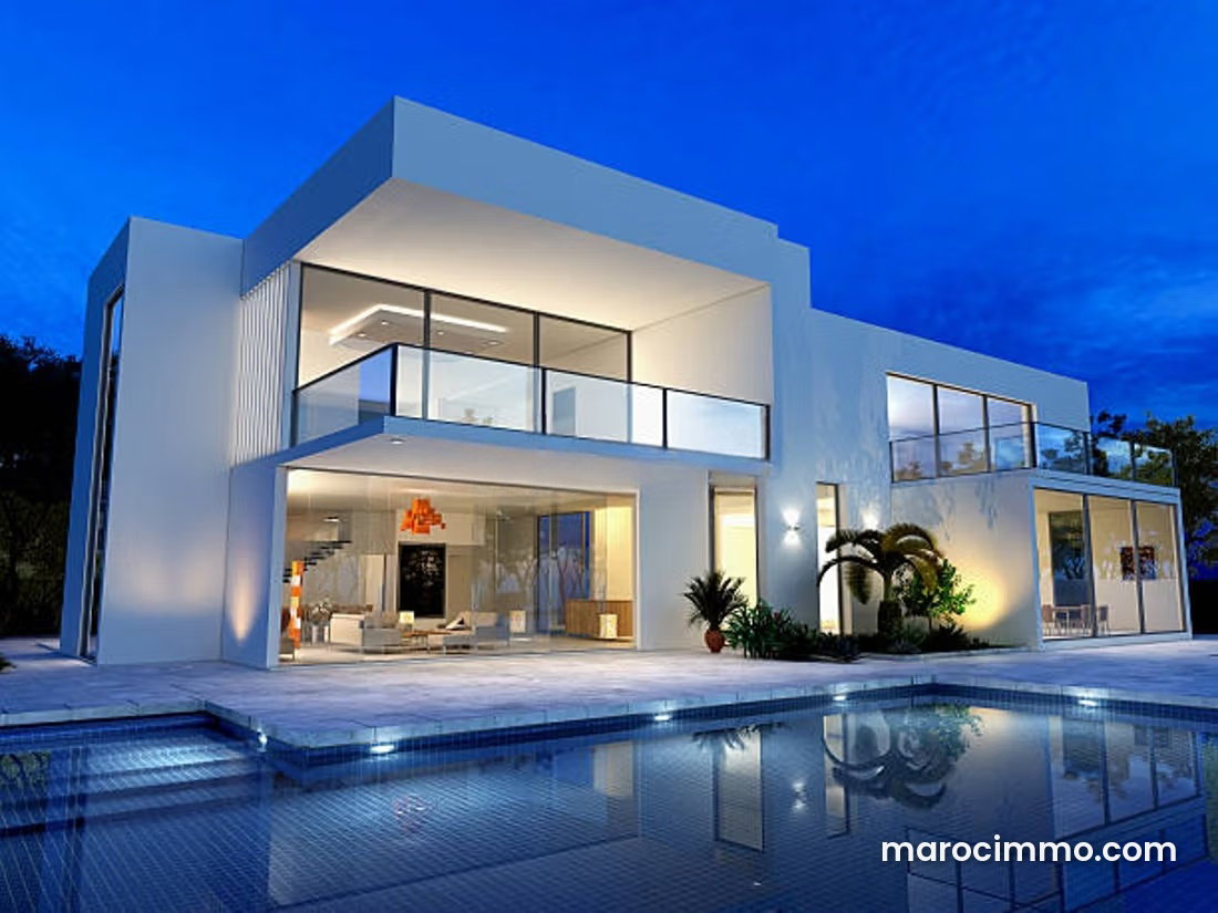 Terrain 800 m² avec vue mer à Hay Mohammadi Agadir — Agadir