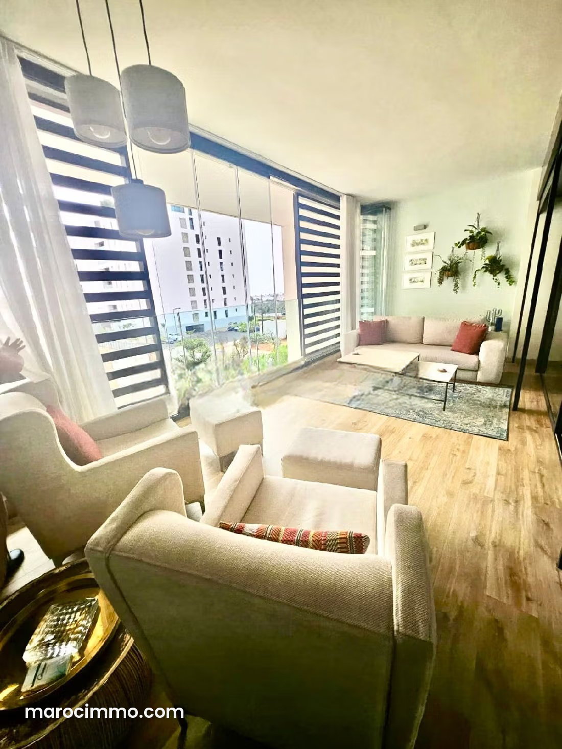 170 sqm furnished apartment with terrace, Ain Diab, Casablanca — Casablanca