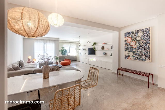 Bel appartement en location à Les princesses. 3 chambres agréables. Bien meublé — Casablanca