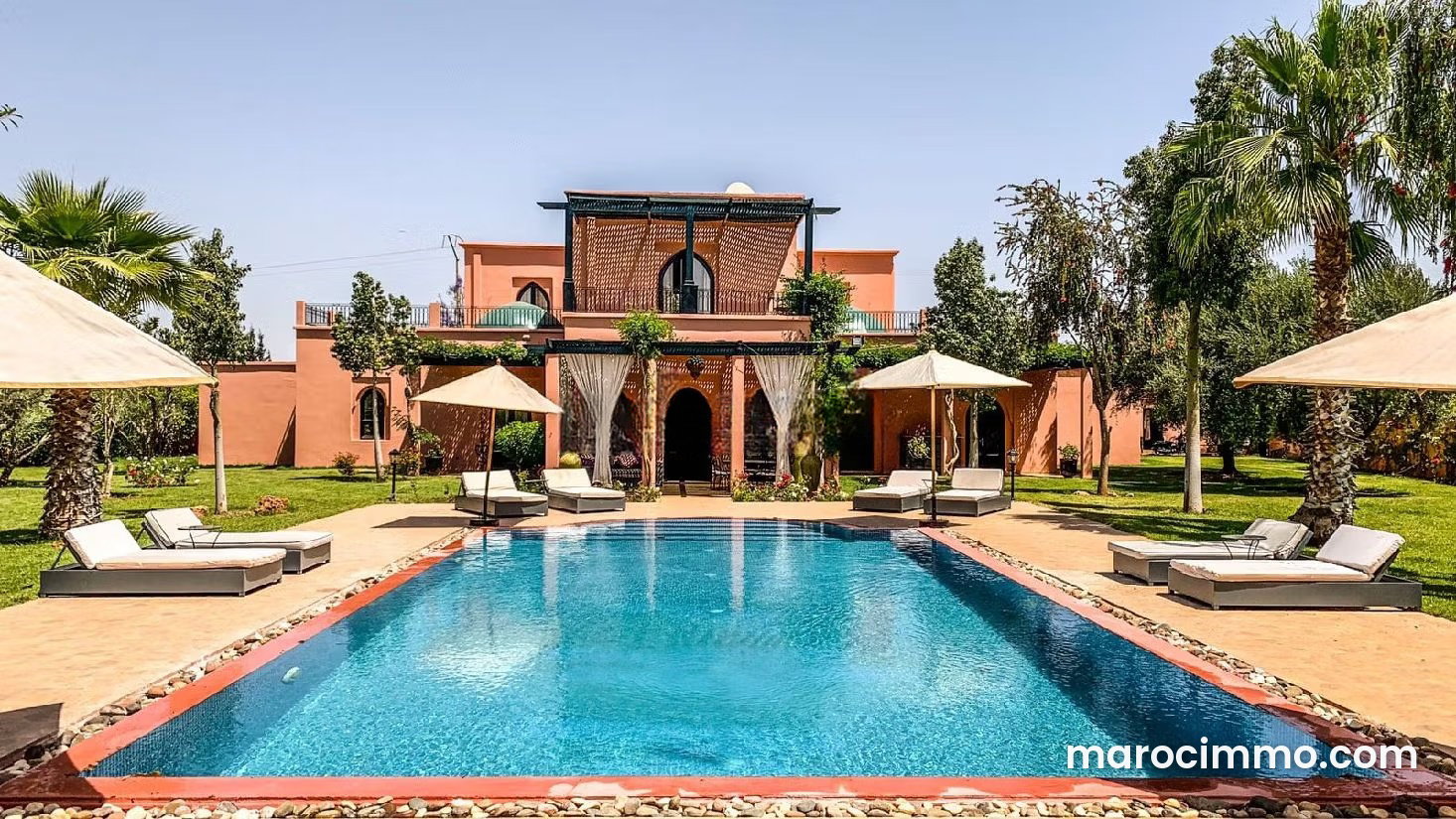 6-Bedroom Villa with Pool, Fez Road, Marrakech — Marrakesh