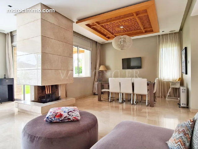 Location belle Villa meublée moderne 640m2 Ville verte Bouskoura — 5