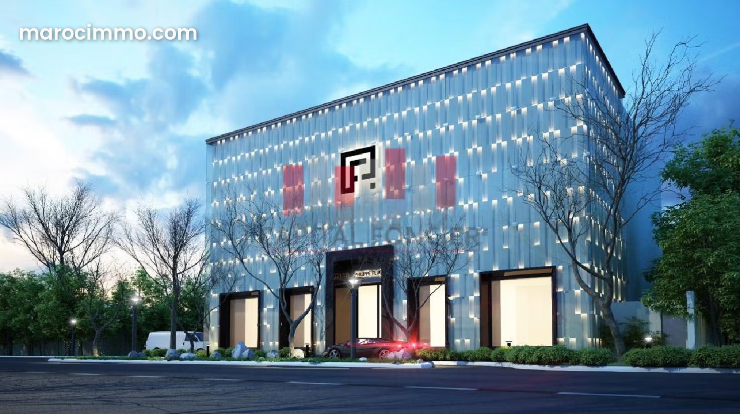 1,100 m² Commercial Premises on 3 Levels, Californie, Casablanca — Casablanca