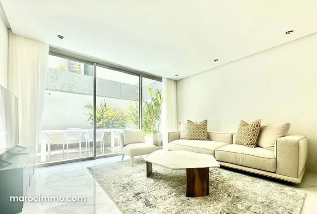 Haut standing appartement meuble une chambre — Casablanca