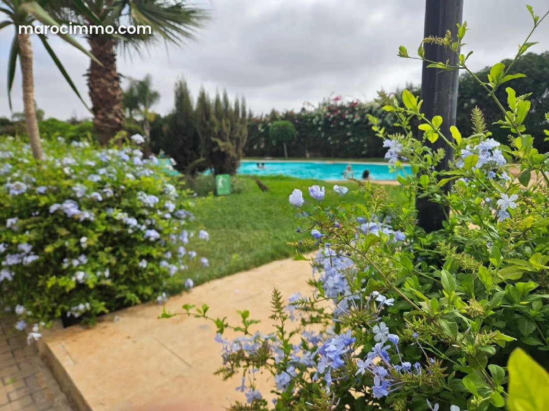 Furnished Apartment with Pool and Garden in Dar Bouazza — Dar Bouazza