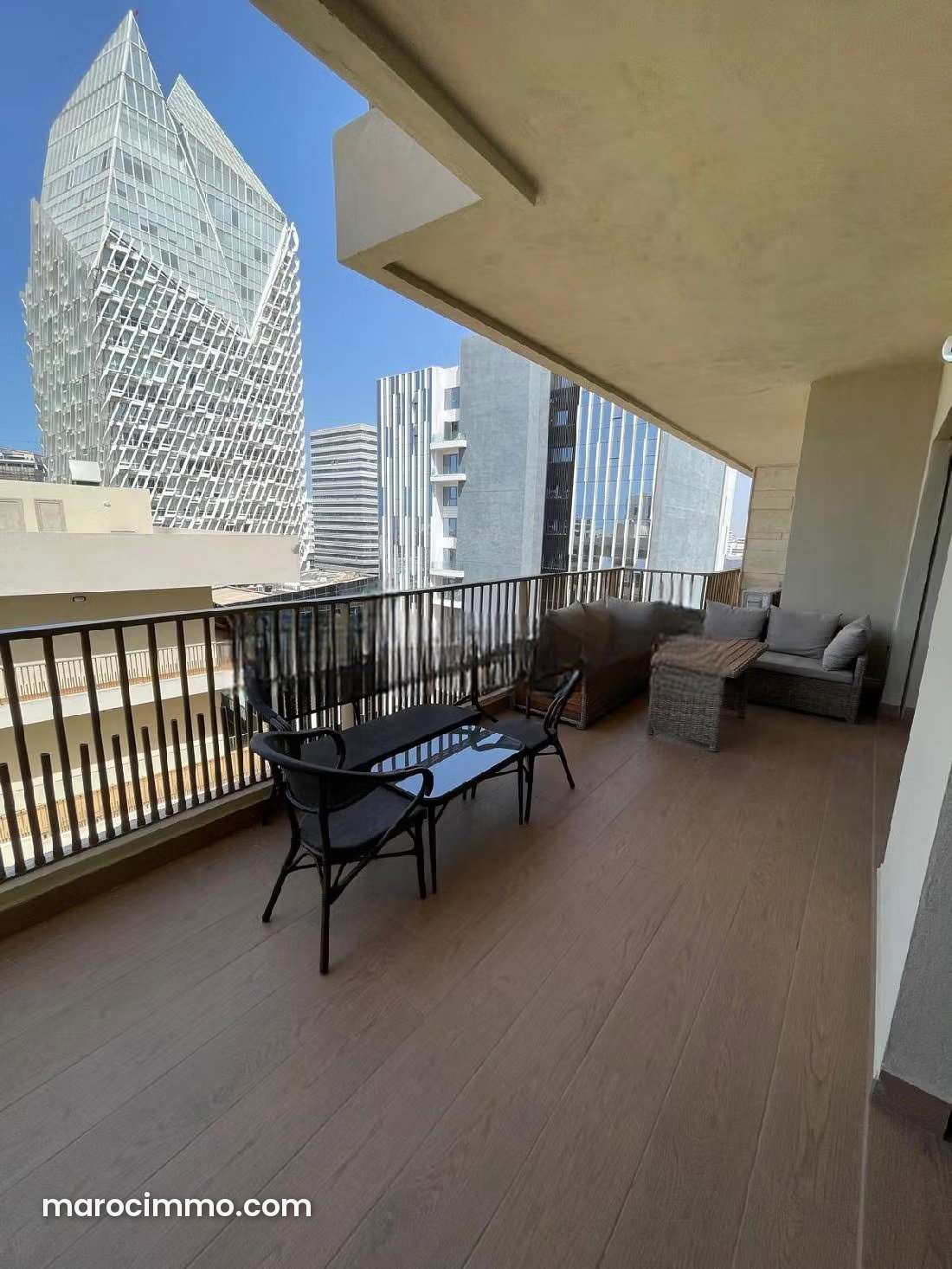 Furnished 74 sqm Apartment, Casablanca Finance City, Luxury and Services — Casablanca
