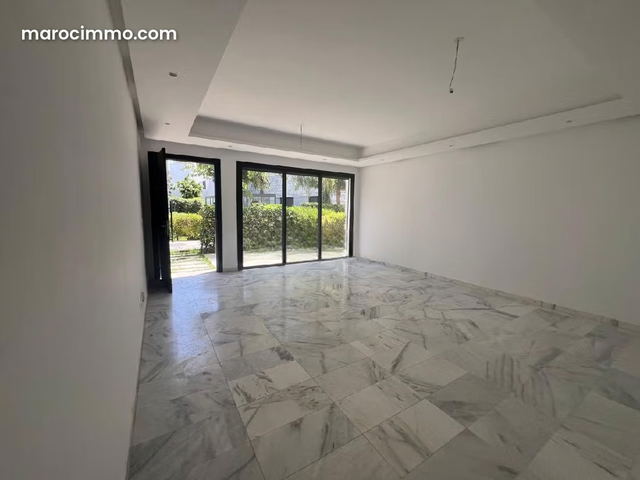 Rez de jardin à louer à bouskoura cgi — بوسكورة
