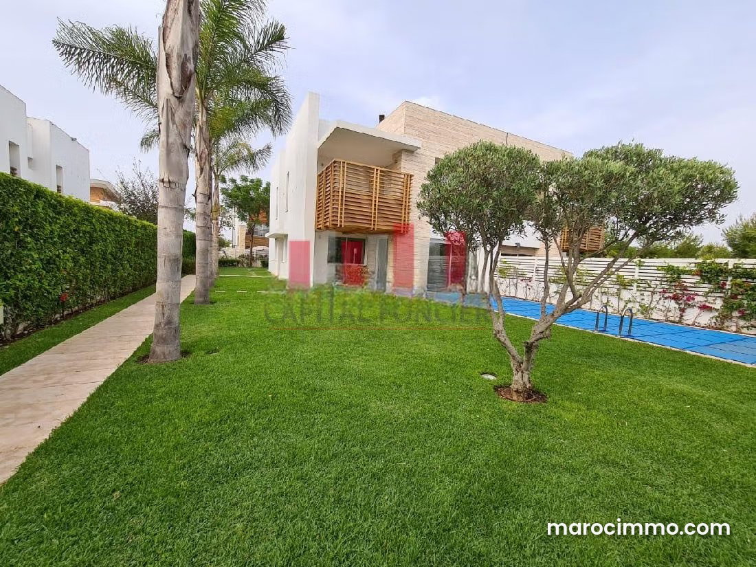 Furnished 640 sqm Villa with Swimming Pool and Garden in Bouskoura Ville Verte — Bouskoura