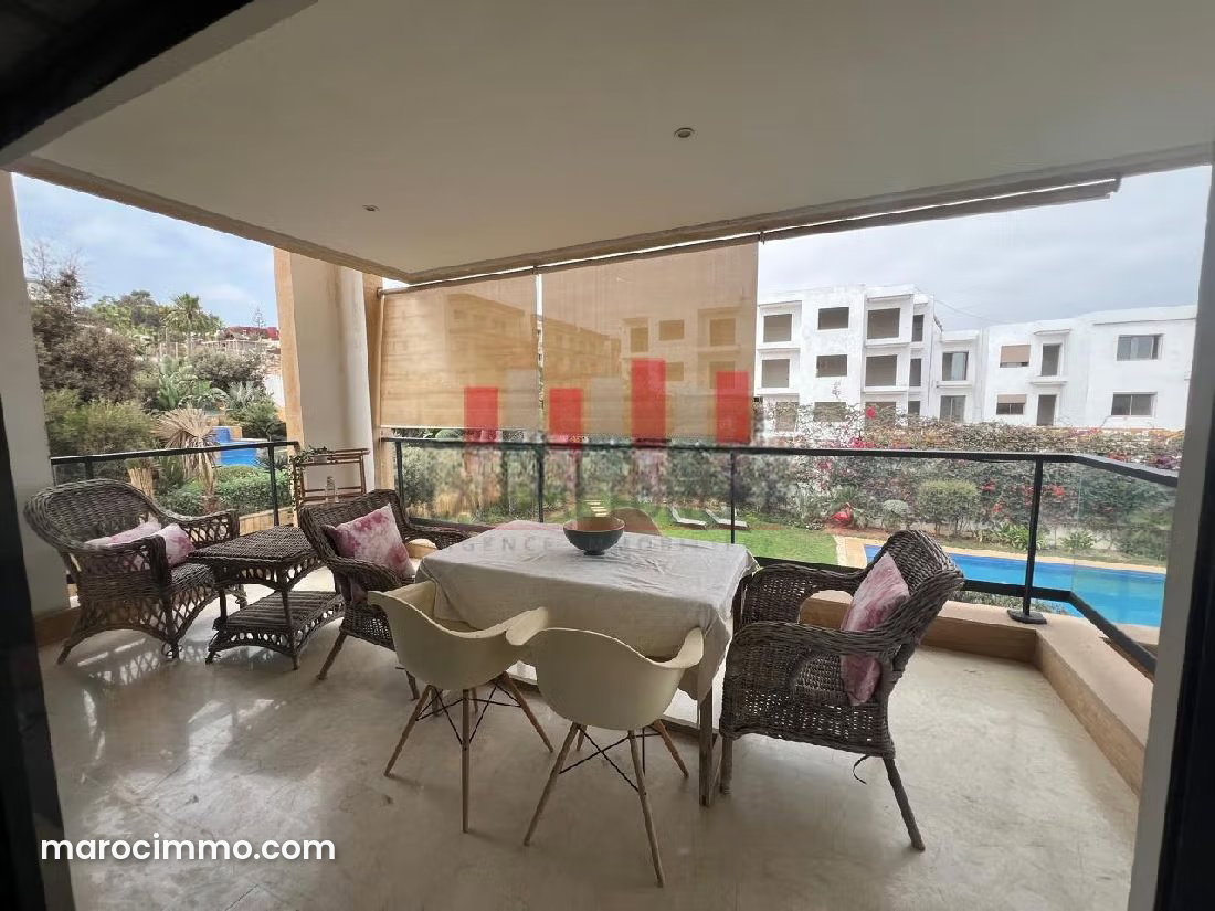 Appartement meublé 157 m², Aïn Diab, Casablanca, avec piscine — Casablanca