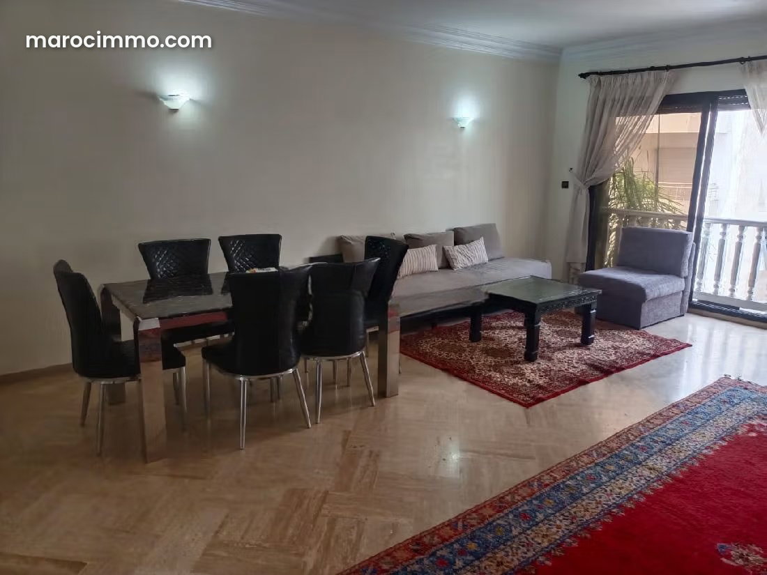 Furnished 150 m² Apartment, 3 Bedrooms, Agdal, Rabat — Rabat