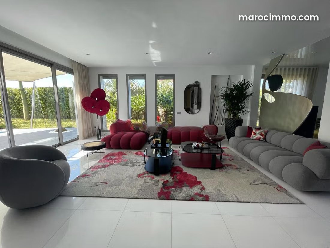Furnished Villa Facing the Golf Course, Ville Verte, Bouskoura — Bouskoura