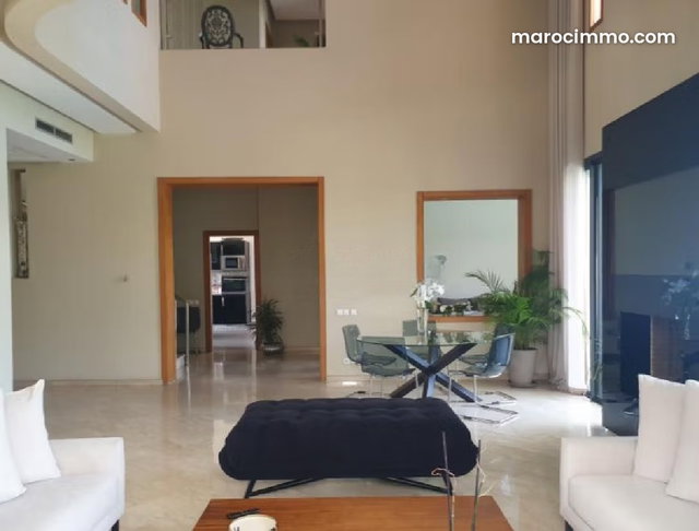 A louer villa meublée ou vide 590m2 Bouskoura — 3