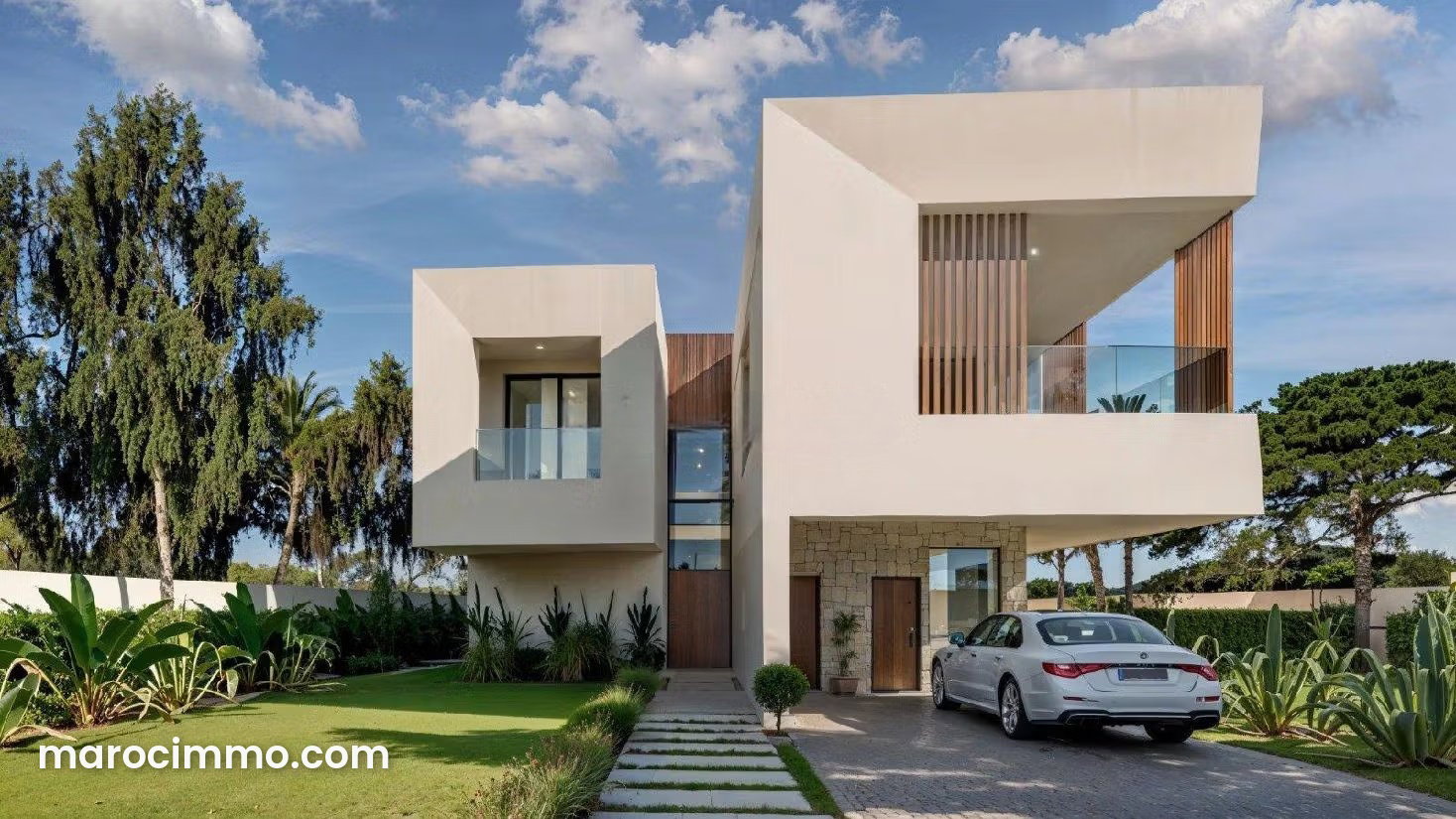 Villa neuve 668 m², piscine et jardin, Portes de Marrakech — Marrakech