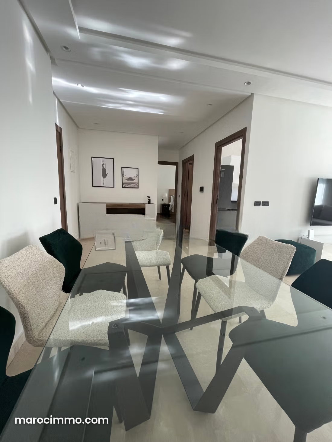 Appartement meublé 90 m² à louer au Belvédère Casablanca — Casablanca