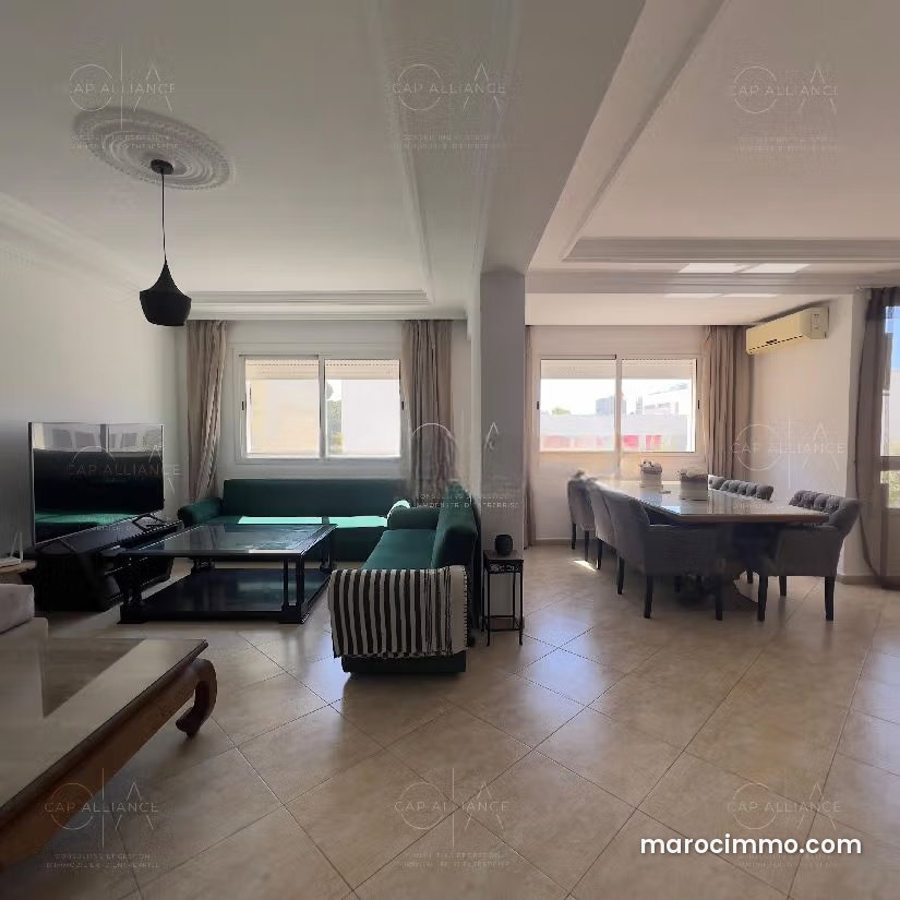 Furnished 113 m² Apartment for Rent in Tangier’s Iberia Neighborhood — Tangier