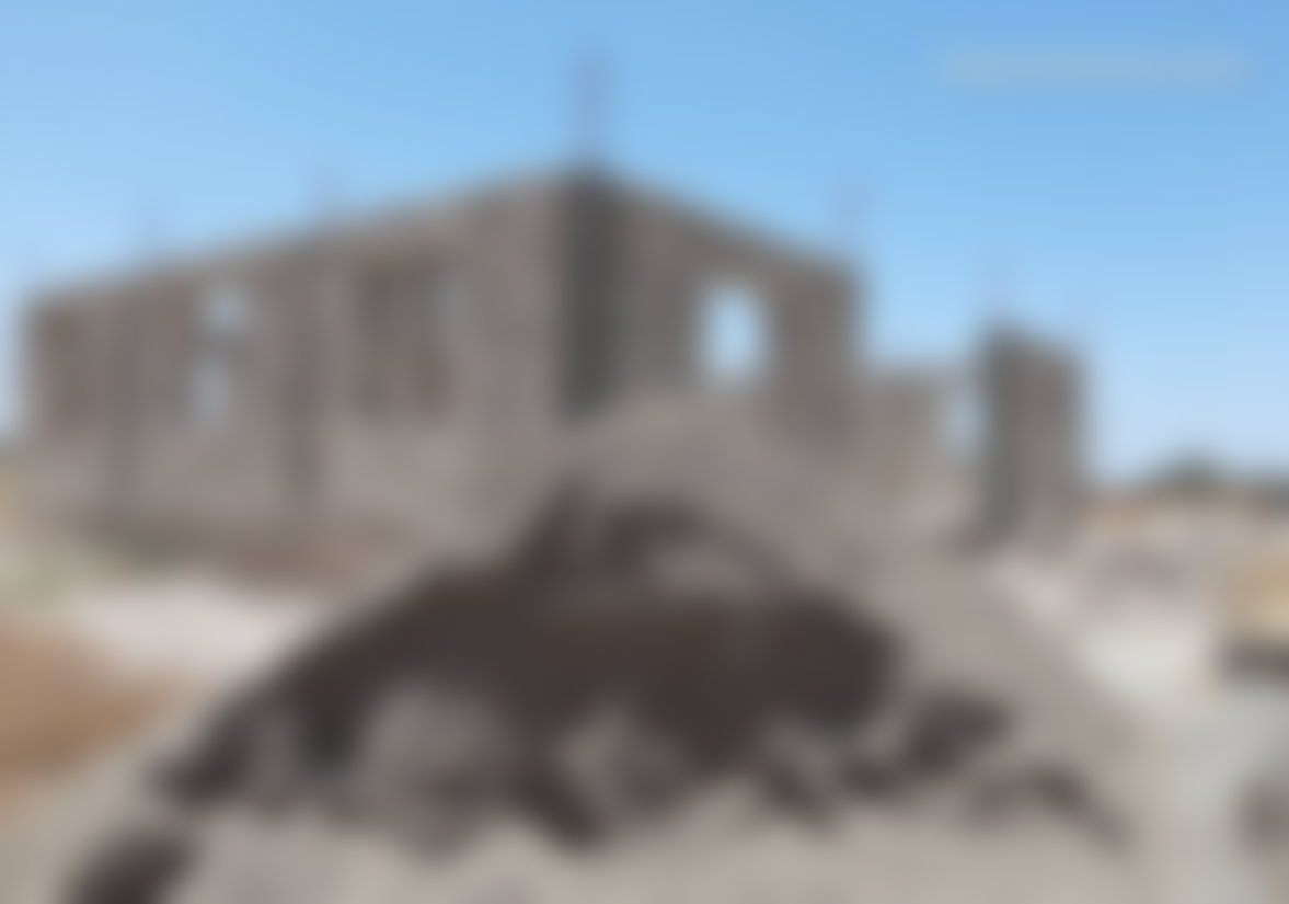 Terrain avec fondation et permis de construire à Essaouira