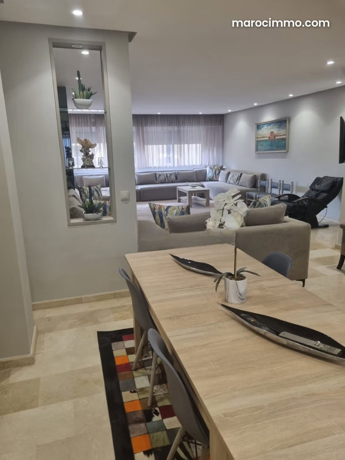 Appartement 201 m², 4 chambres, vue mer à Racine, Casablanca — Casablanca