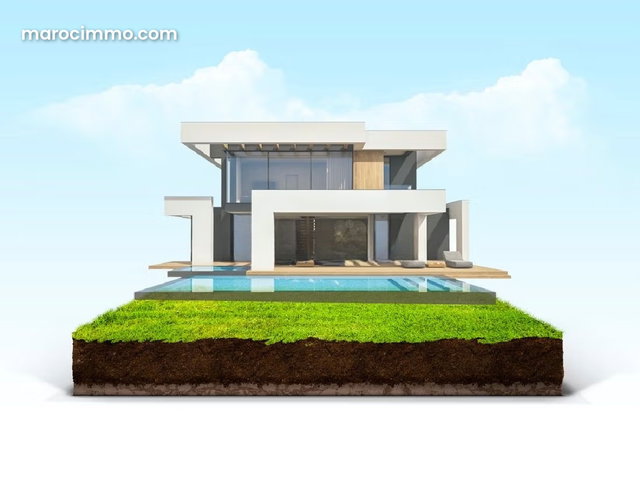 Lot de villa à vendre à janat azaitoun les oliviers Marrakech résidence fermée — 3