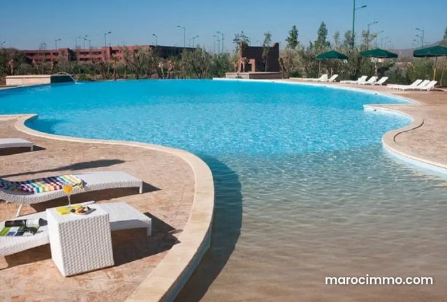 Lot de villa à vendre à janat azaitoun les oliviers Marrakech résidence fermée — 2