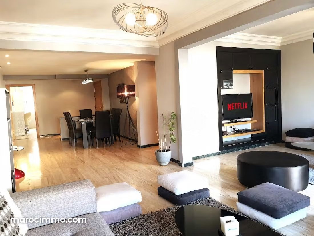 Furnished 126 m² Apartment with Terrace in the Heart of Gauthier, Casablanca — Casablanca