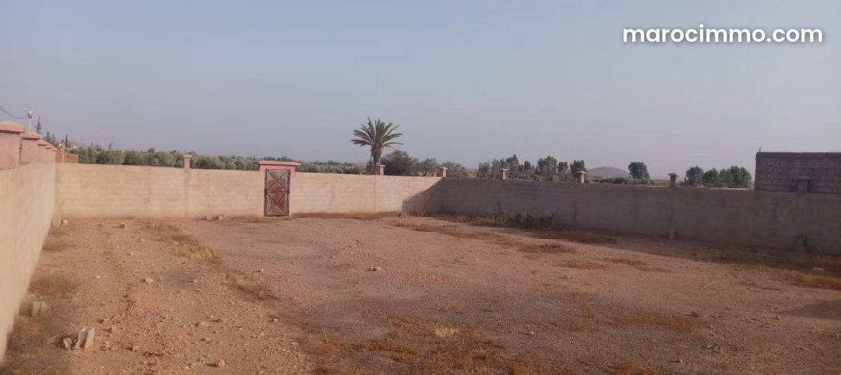 Achat de terrain 16km Marrakech à Route Casablanca. Surface de 660 m²