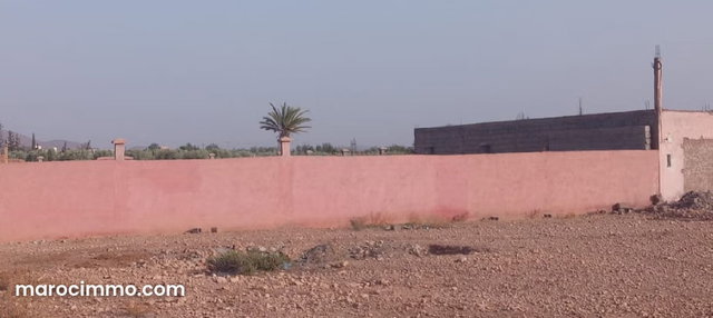Achat de terrain 16km Marrakech à Route Casablanca. Surface de 660 m² — 2