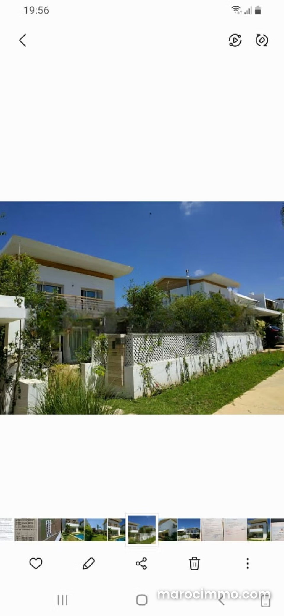 Villa meublee Golf Cgi bouskoura
