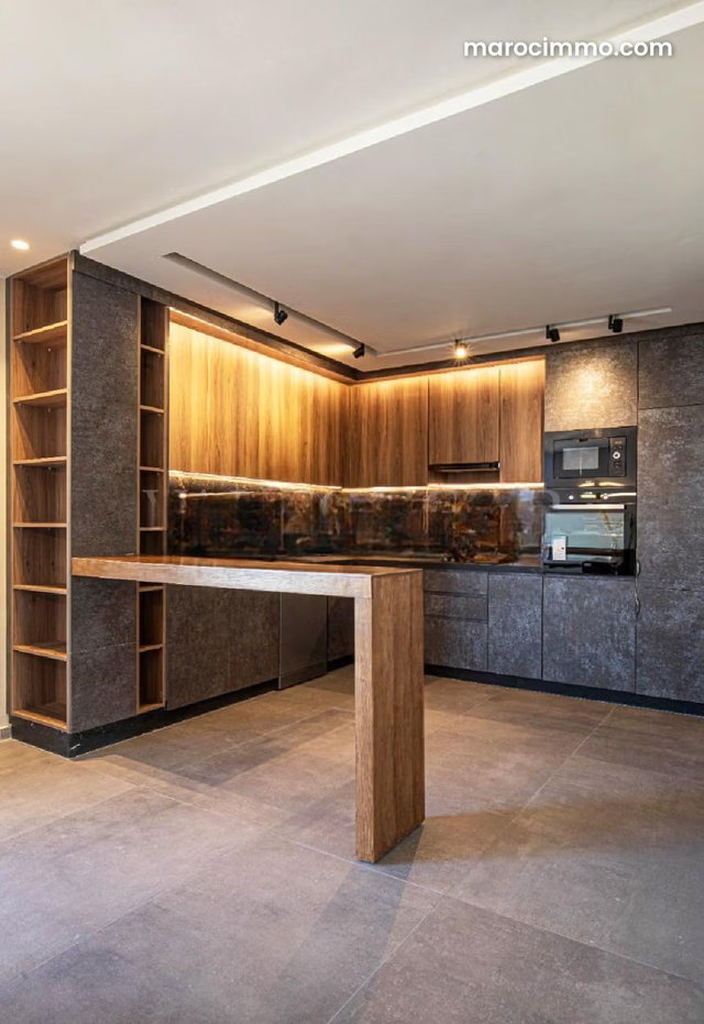 Exceptional 2-bedroom apartment for rent, modern furnished with Palmier terrace, Casablanca — 5