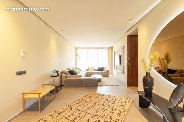 Exceptional 2-bedroom apartment for rent, modern furnished with Palmier terrace, Casablanca — 3