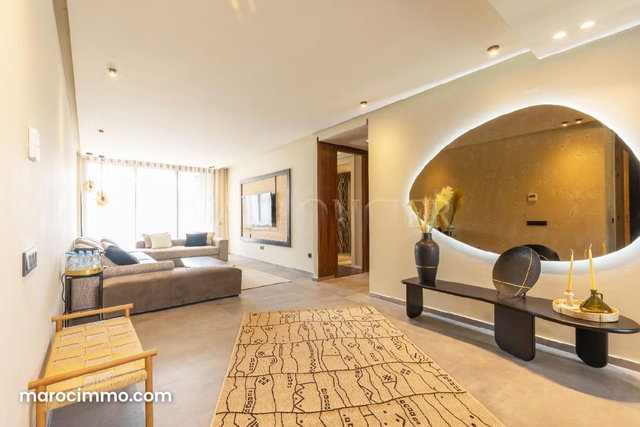 Exceptional 2-bedroom apartment for rent, modern furnished with Palmier terrace, Casablanca — 2