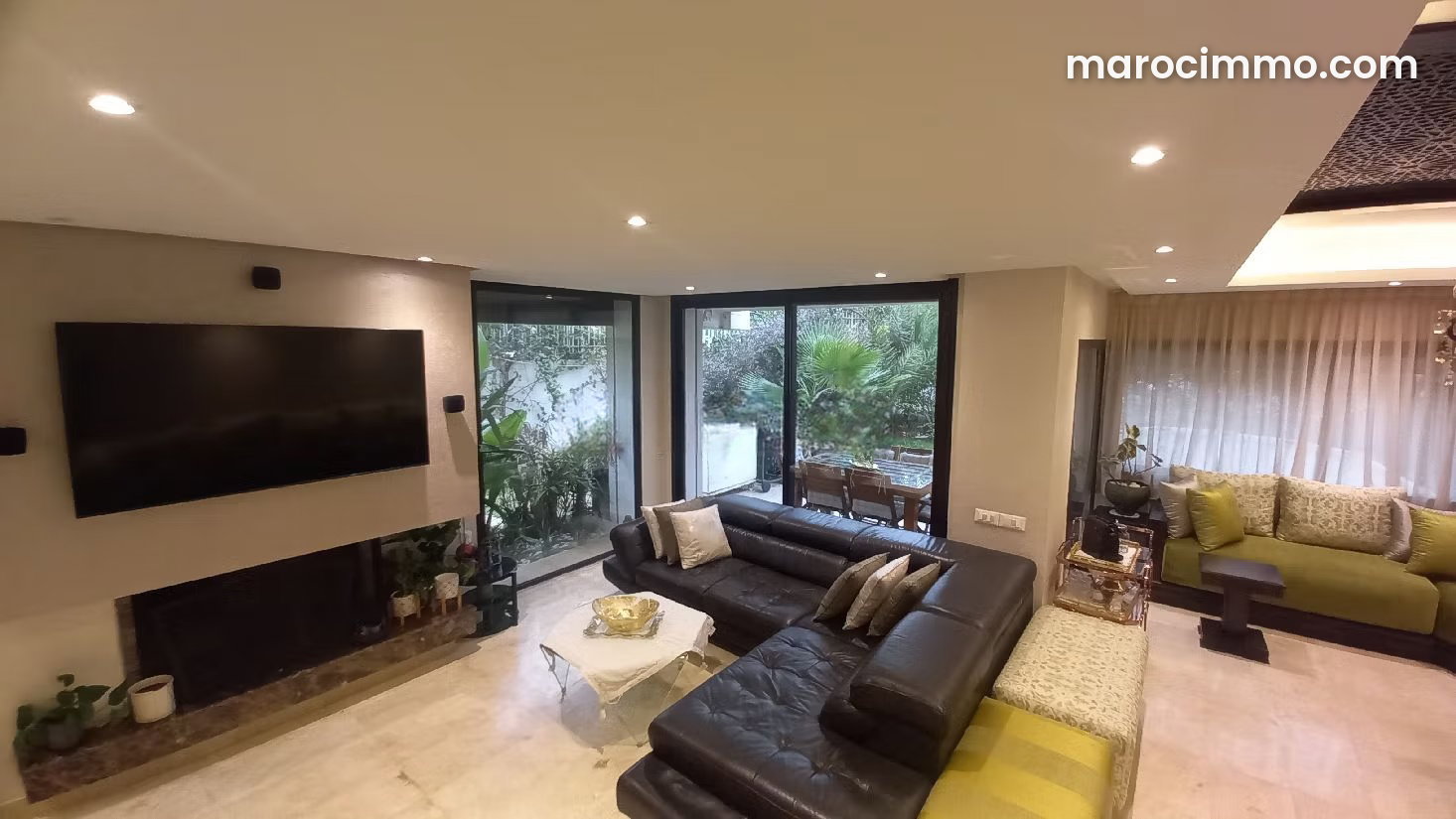 245 sqm Duplex with Garden and Pool, Ville Verte Bouskoura — Bouskoura