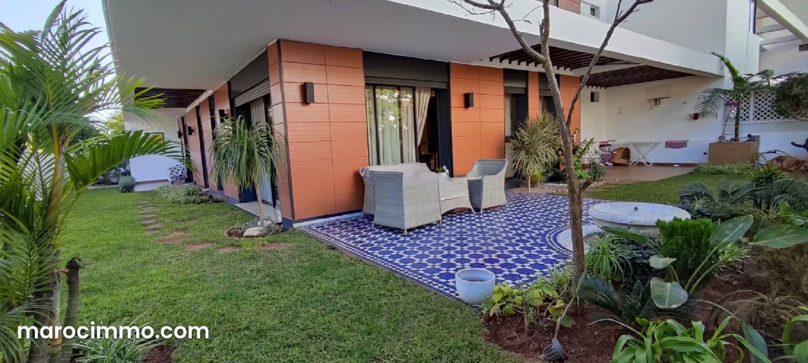Appartement 320 m² à louer Souissi, Rabat, meublé avec jardin — Rabat