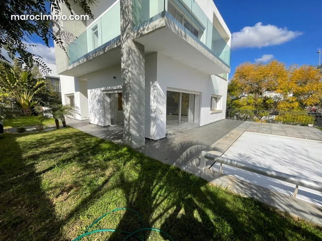 New Villa for Rent in Basatine El Menzeh Souissi — Rabat