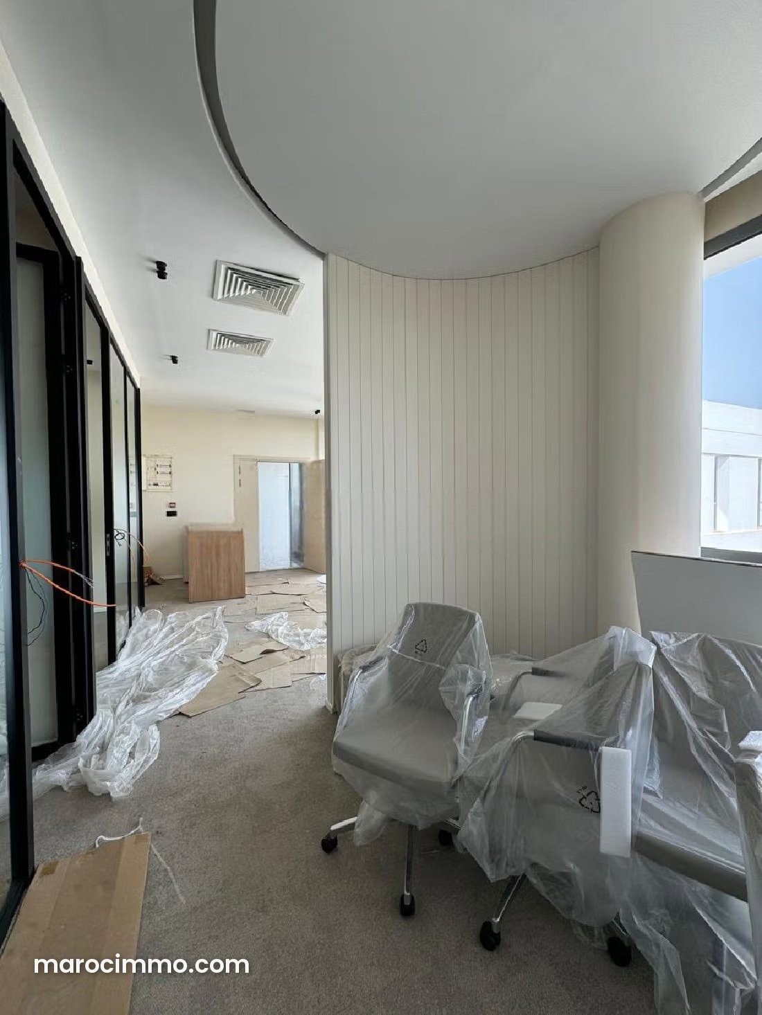 Furnished 108 sqm Office, Move-In Ready, Sidi Maarouf, Casablanca — Casablanca