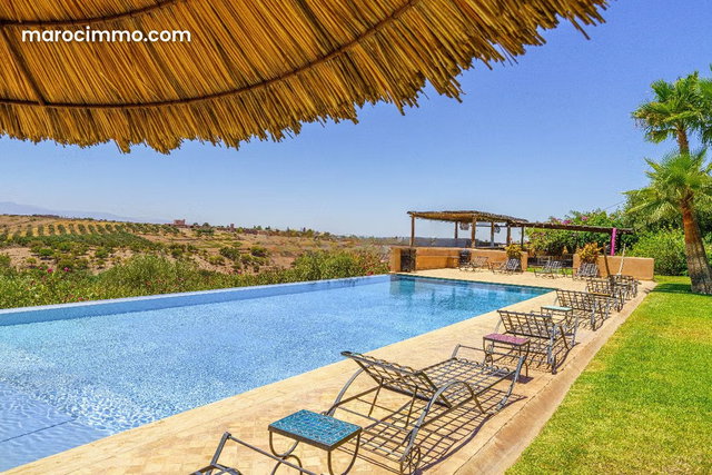 Charmante villa à vendre vue Atlas Route amezmiz — 5