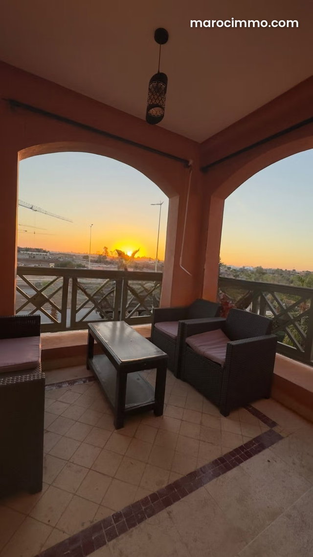Agdal f2 meublé avec terrasse et piscine — 3