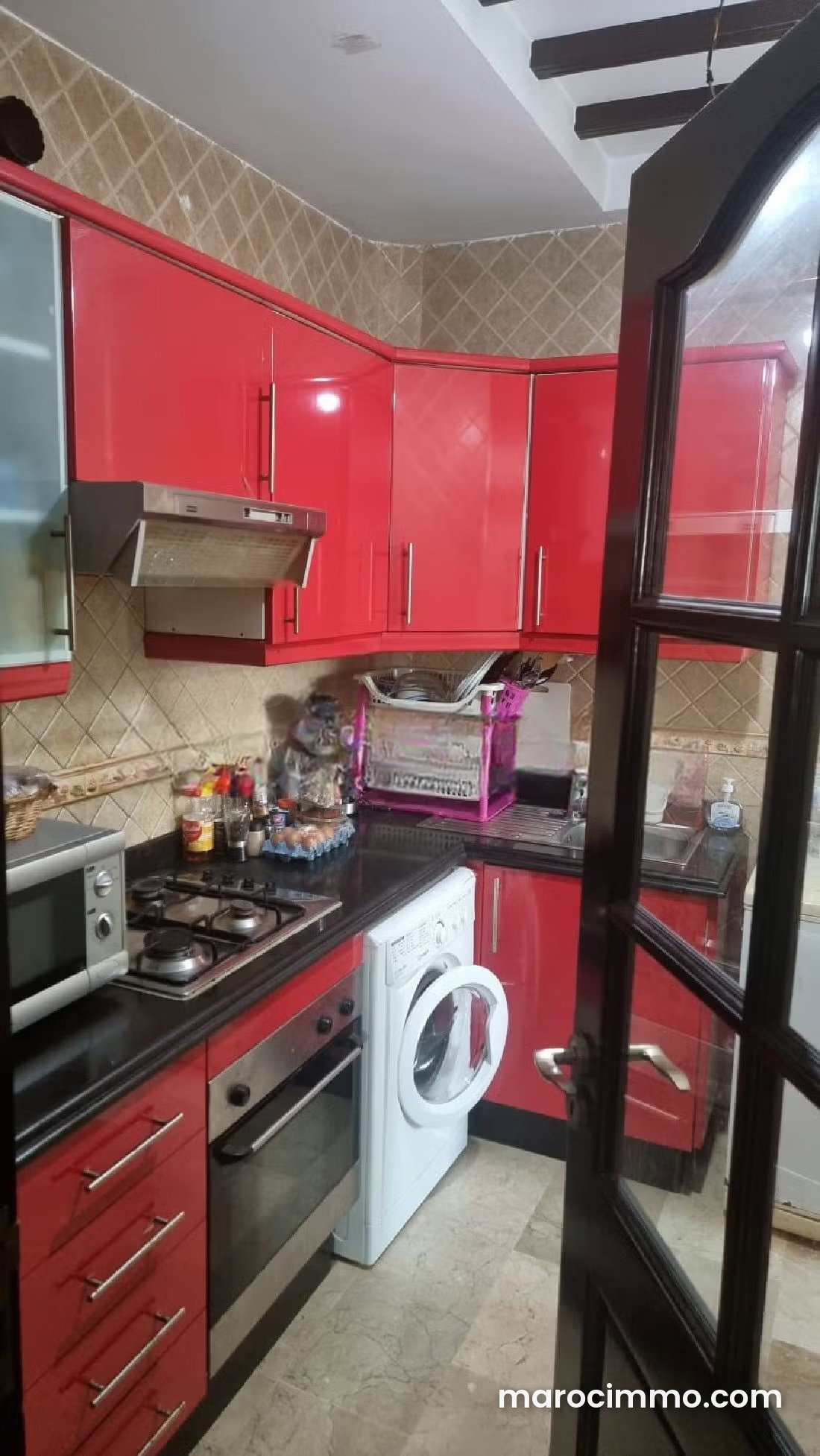 Furnished 50 sqm Apartment with Terrace, Maarif, Casablanca — Casablanca