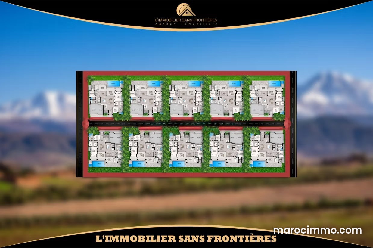 Terrain 4 hectares, Route d'Amezmiz, Marrakech — Marrakech
