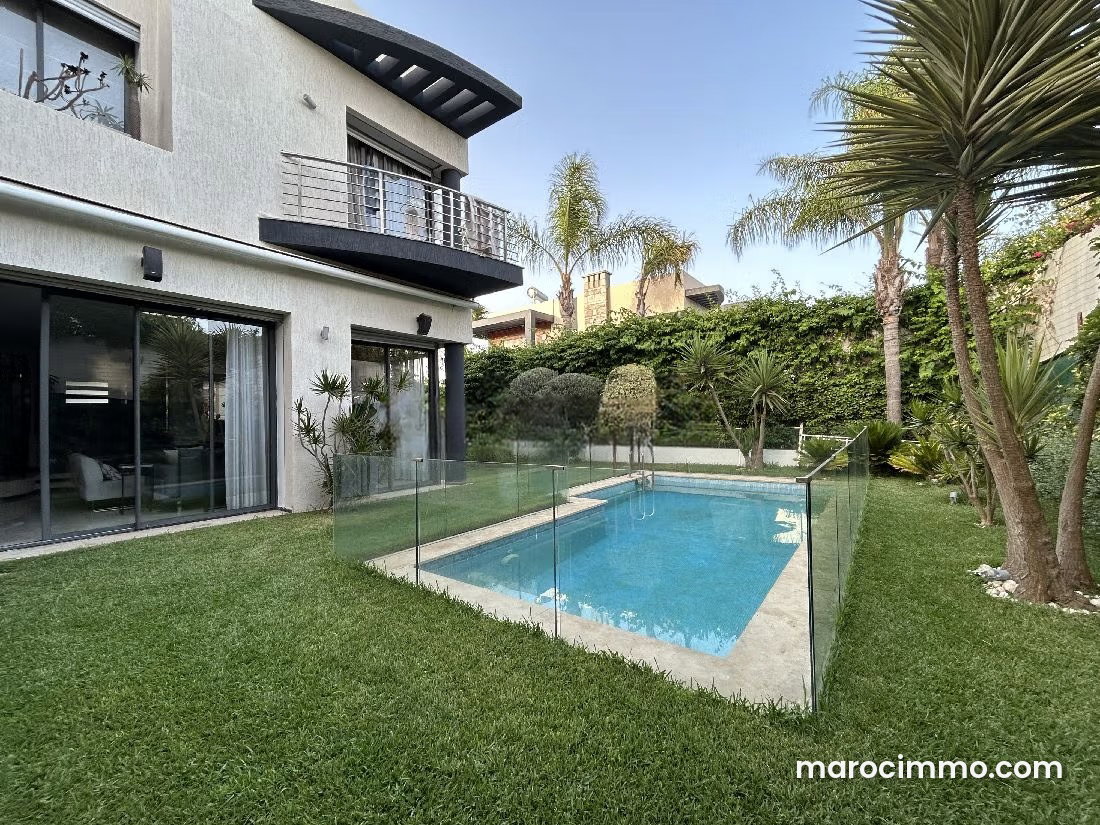 4-Bedroom Villa with Garden in Central Bouskoura — Bouskoura