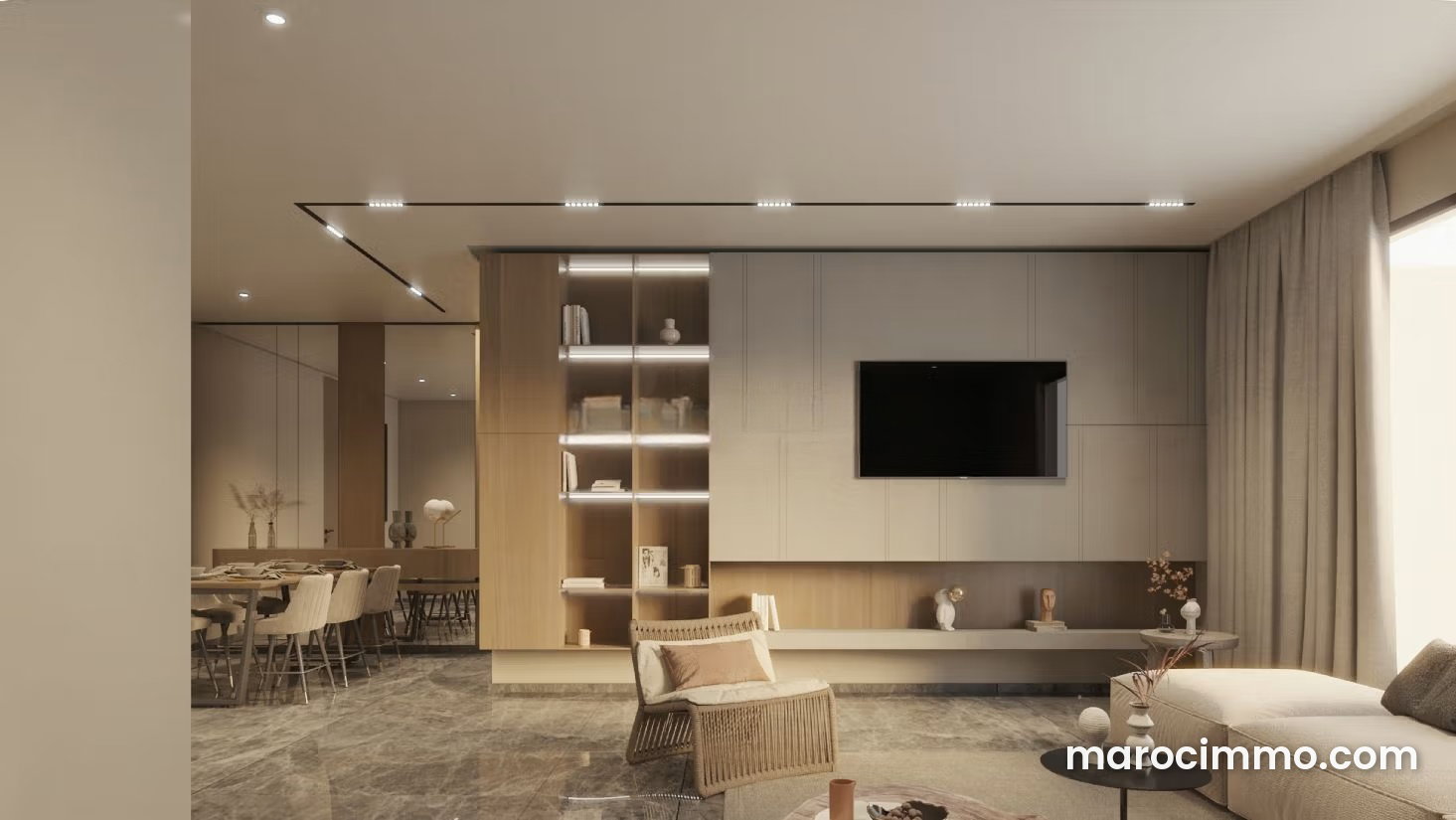 Appartement 122 m², 3 chambres, standing luxe à Msala, Tanger — Tanger
