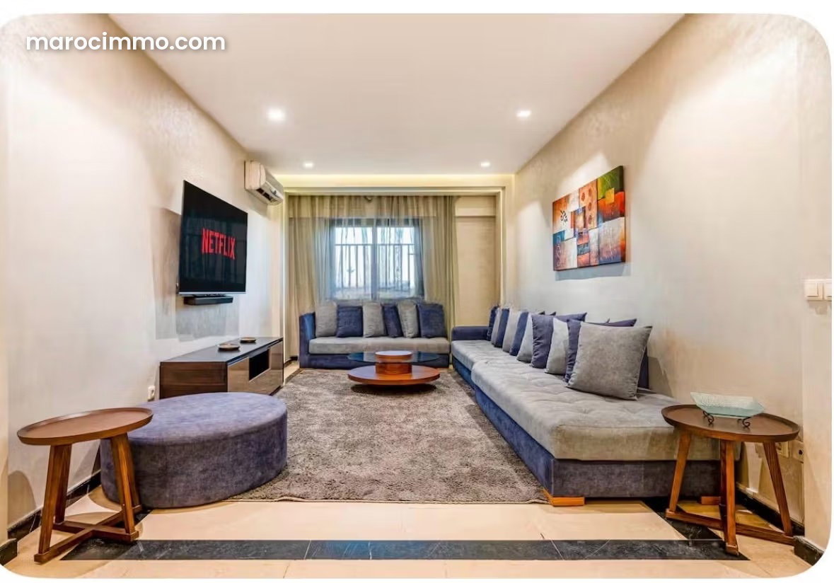 Furnished 100 m² Apartment with Terrace in Semlalia, Marrakech — Marrakesh