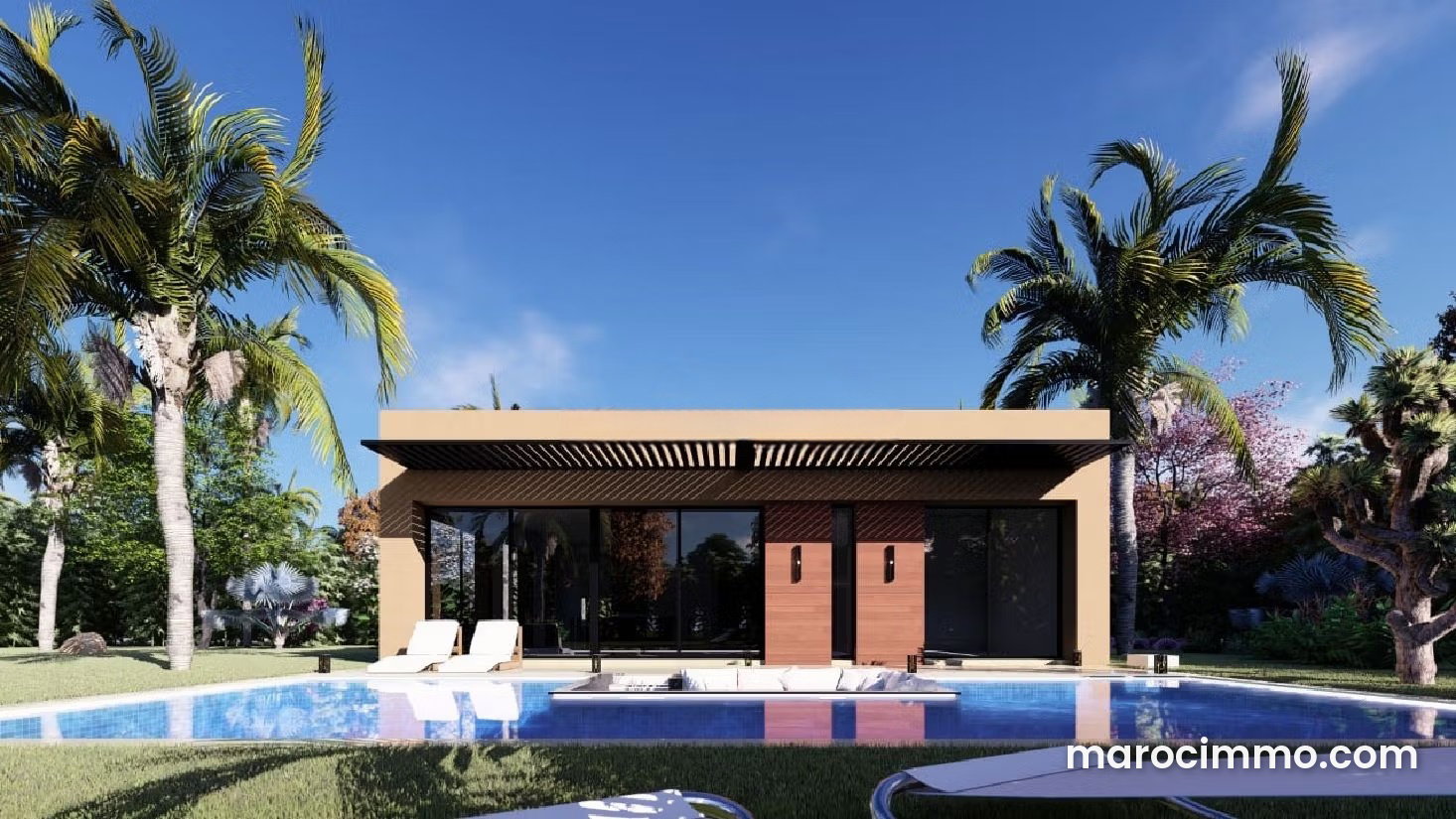 800 m² Villa with Pool and Mountain Views, Amizmiz Road — Marrakesh
