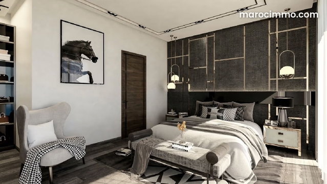 Luxury Villa for Sale in Route Amizmiz. 3 Bedrooms. Concierge Service Available, Air Conditioning System — 3