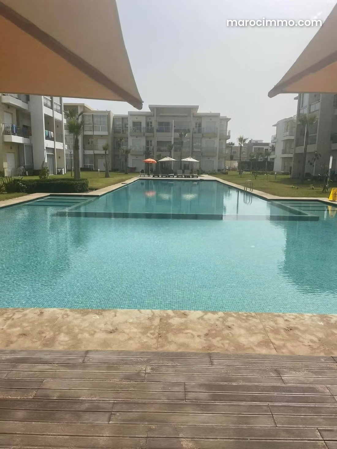 Sea-view apartment in Sidi Rahal with garden and garage — Sidi Rahal