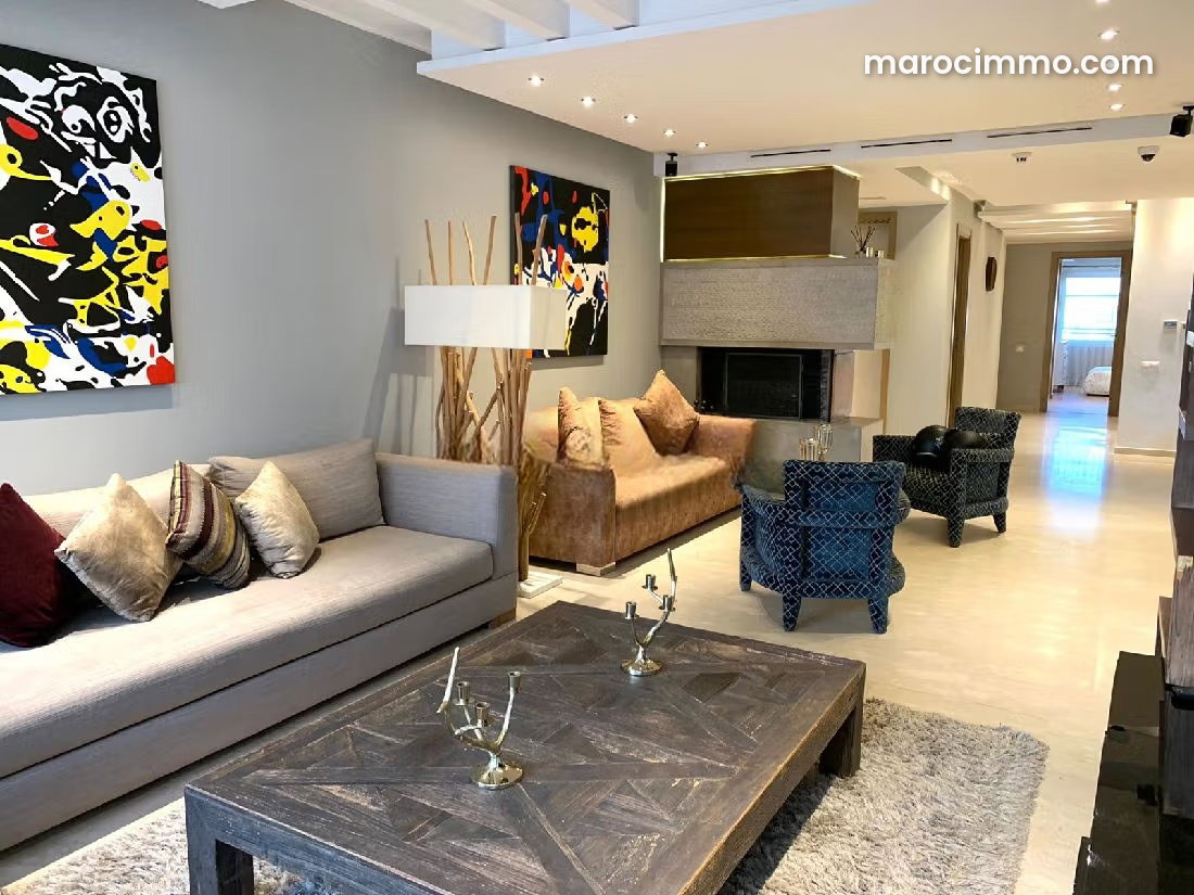 Appartement meublé 156 m² à louer à Ferme Bretonne Casablanca — Casablanca