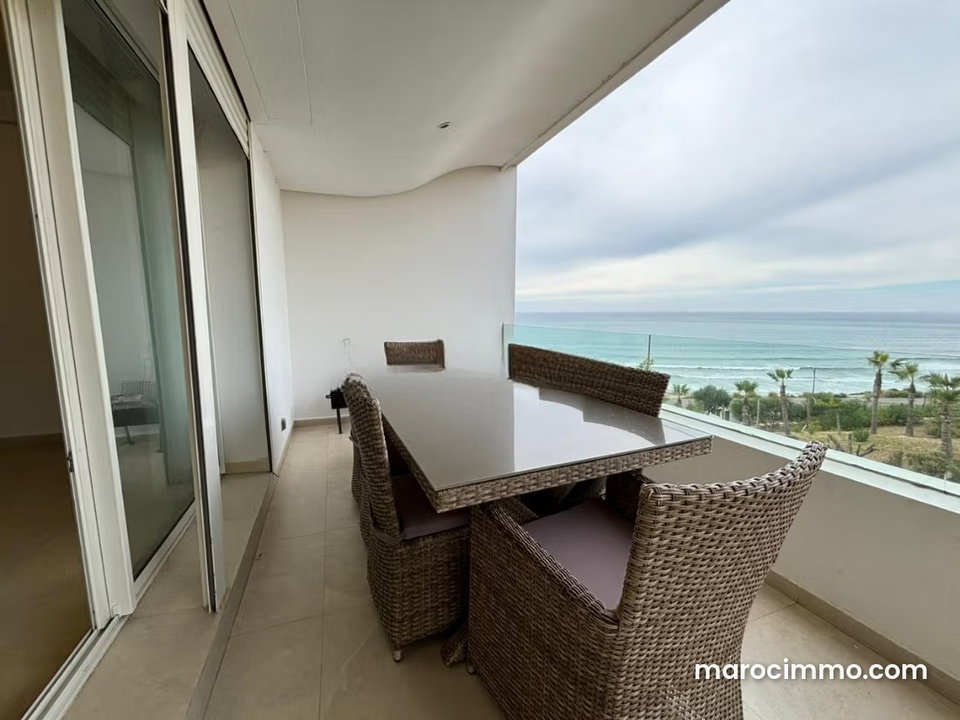 Furnished Apartment with Sea View in Mnar Tanger
