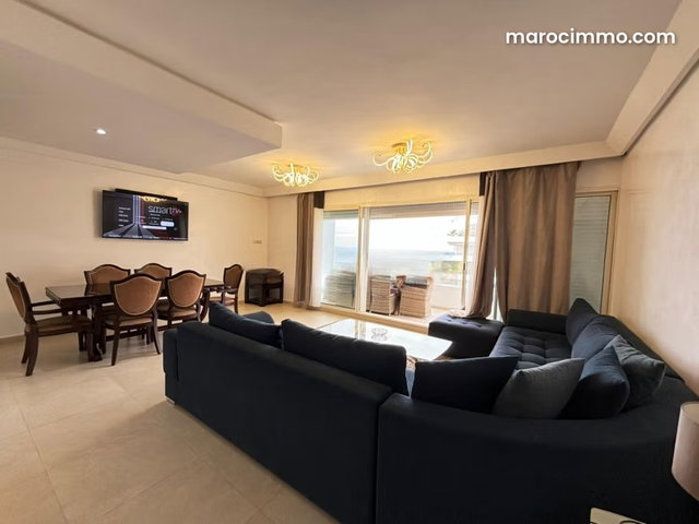 Furnished Apartment with Sea View in Mnar Tanger — 4