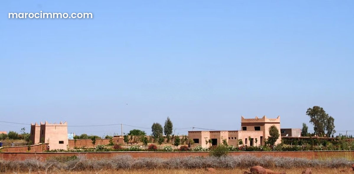 Vente villa avec VNA route Ourika