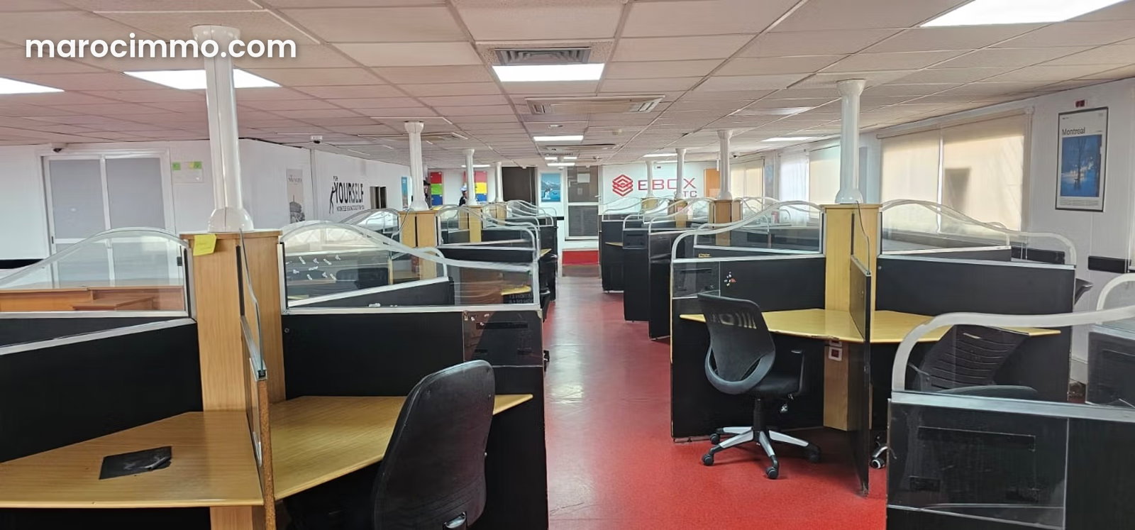 Bureau 1600 m² Centre Ville Mohammedia, 3 plateaux indépendants — Mohammedia