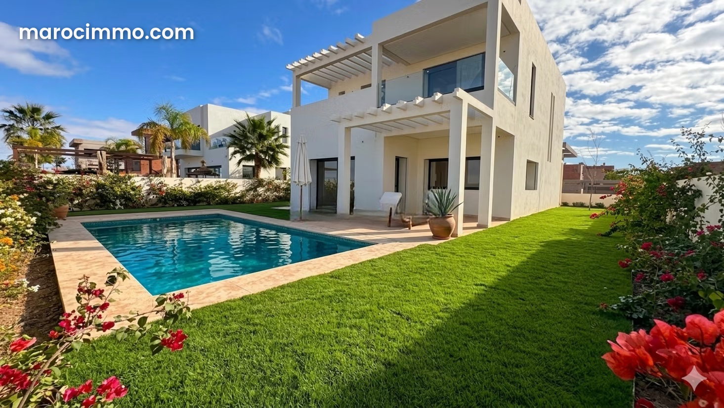 Villa 596 m² avec piscine et vue Atlas, Route d'Ourika Marrakech — Marrakech