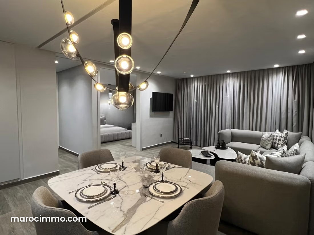 Appartement meublé avec terrasse à louer à Agdal Rabat — Rabat